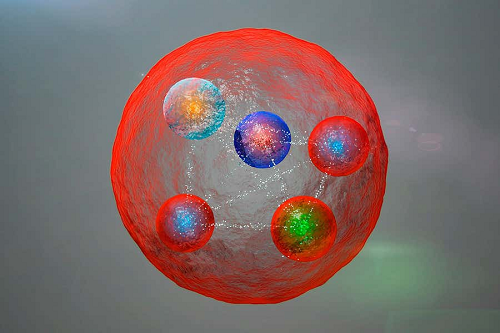大型强子对撞机发现新奇异五夸克粒子