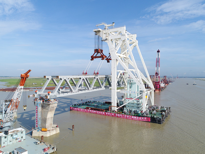中国高科技为孟加拉建造“梦想之桥”