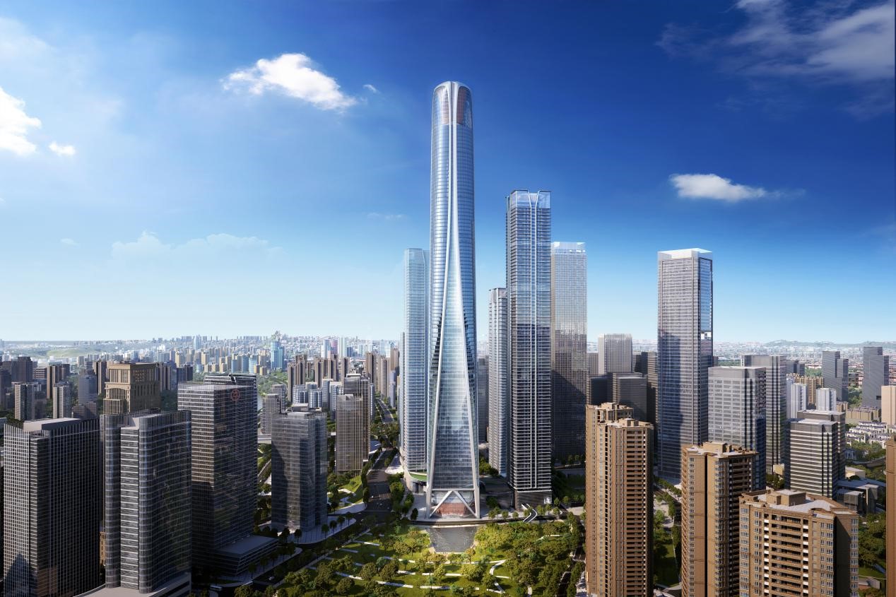 借助孪生技术 提前感受高重庆第一高楼“登顶”震撼