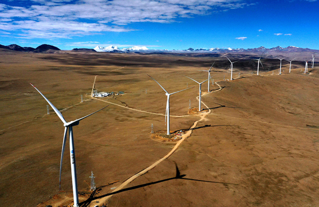 半岛体育app5158米！高原之上的风电奇迹——世界海拔最高风电项目西藏措美哲古分散式场建设侧记(图2)