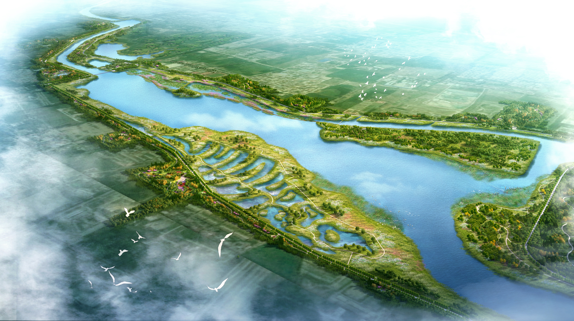 北京沙河濕地公園預計今年年底完成主體建設