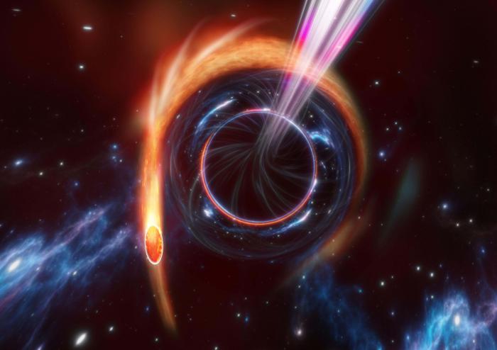 黑洞瓦解恒星引发天文奇观 或帮助理解黑洞特性