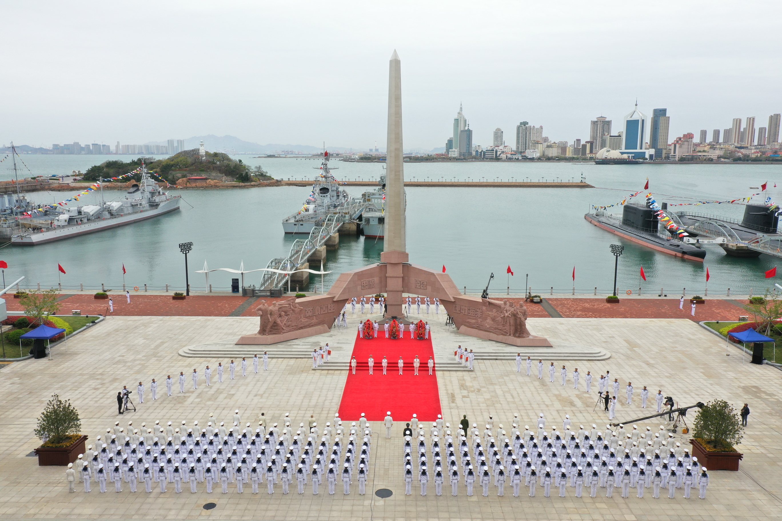 威武！中国海军舰艇编队完成多国海军联演海上阶段演习_观海新闻