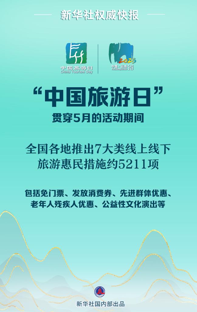 “中国旅游日”活动启动了7类旅游惠民措施
