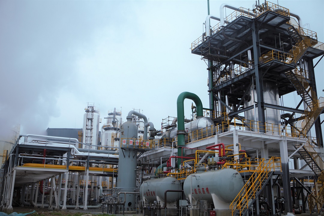 国内最大的焦炉气制甲醇和液氨项目已建成并投产