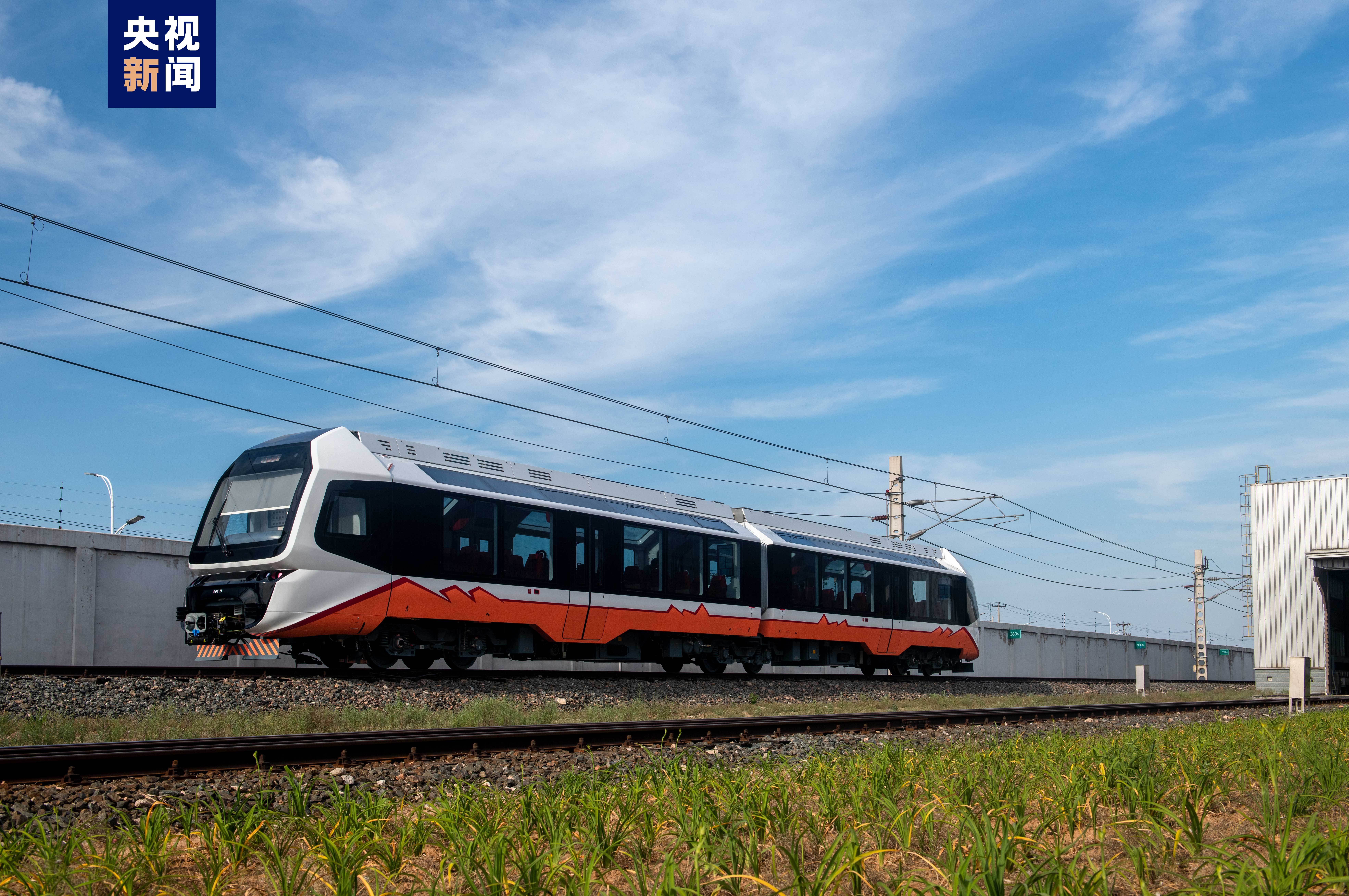全电池驱动！中国新能源轻轨车辆首次出口海外