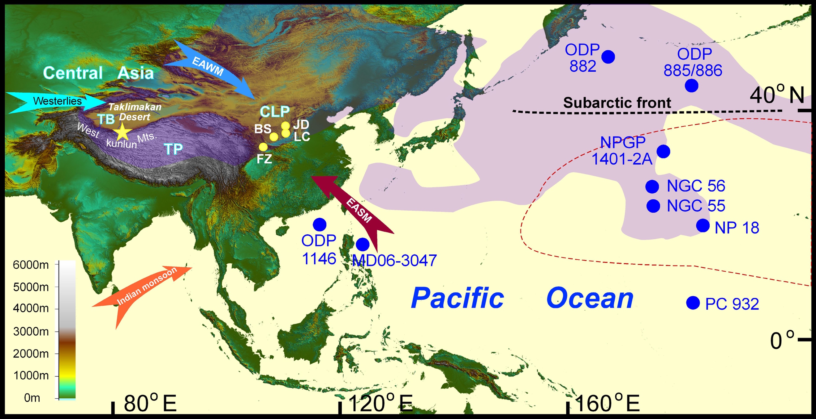 亚洲粉尘“铁肥效应”加强了北太平洋生物固碳