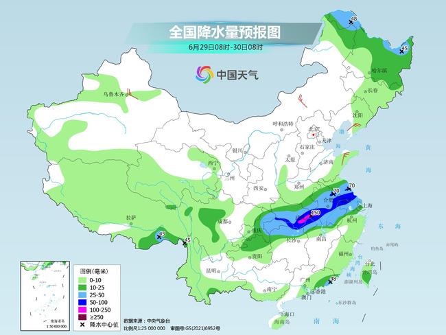 长江以北强降雨持续“营业”，华北平原40℃极高温返回