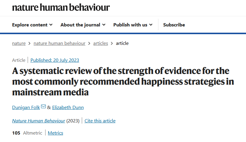 正念提升幸福感的科学证据尚不足