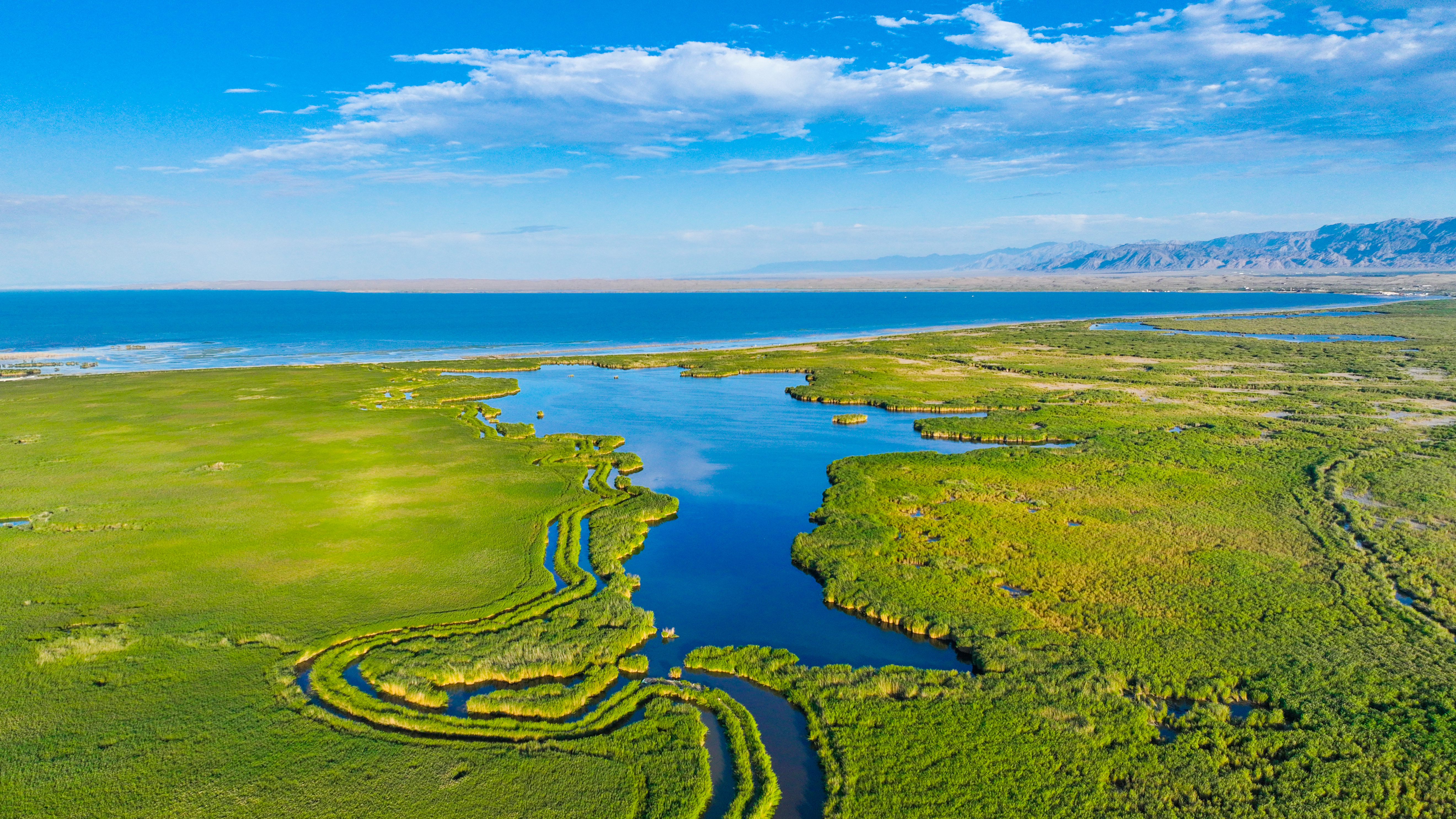 沿着河湖看新疆丨博斯腾湖为生态留余地，为发展增魅力