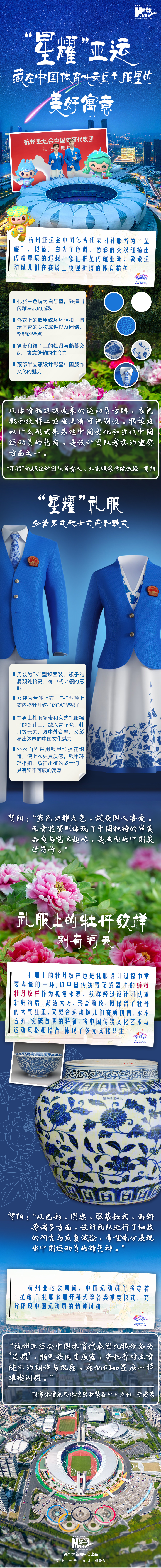 “星耀”亚运，藏在中国体育代表团礼服里的美好寓意