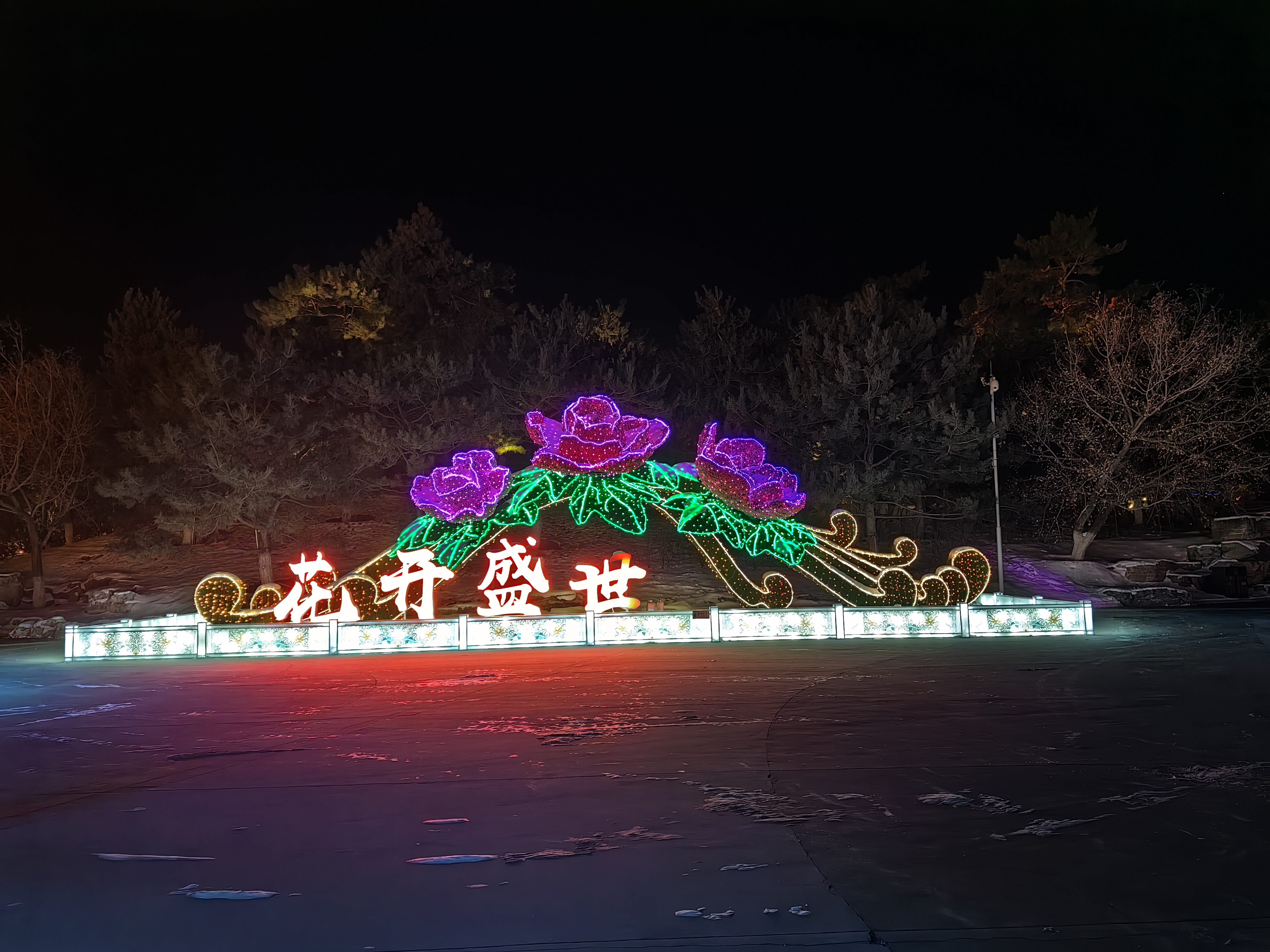 北京世园公园第二届花灯艺术节开幕