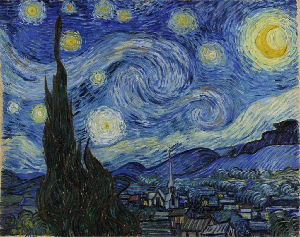 量子流体中首次观测到新型涡旋结构，酷似梵高名画中的弯月